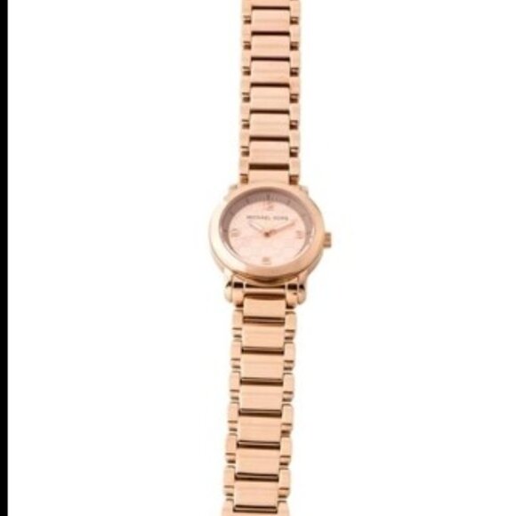 MICHAEL KORS RUNWAY ROSE PINK 34MM DIAL - Picture 2 of 4